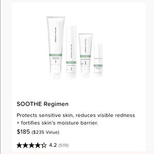 Brand new and sealed in shipping box Rodan and Fields Soothe Regimen